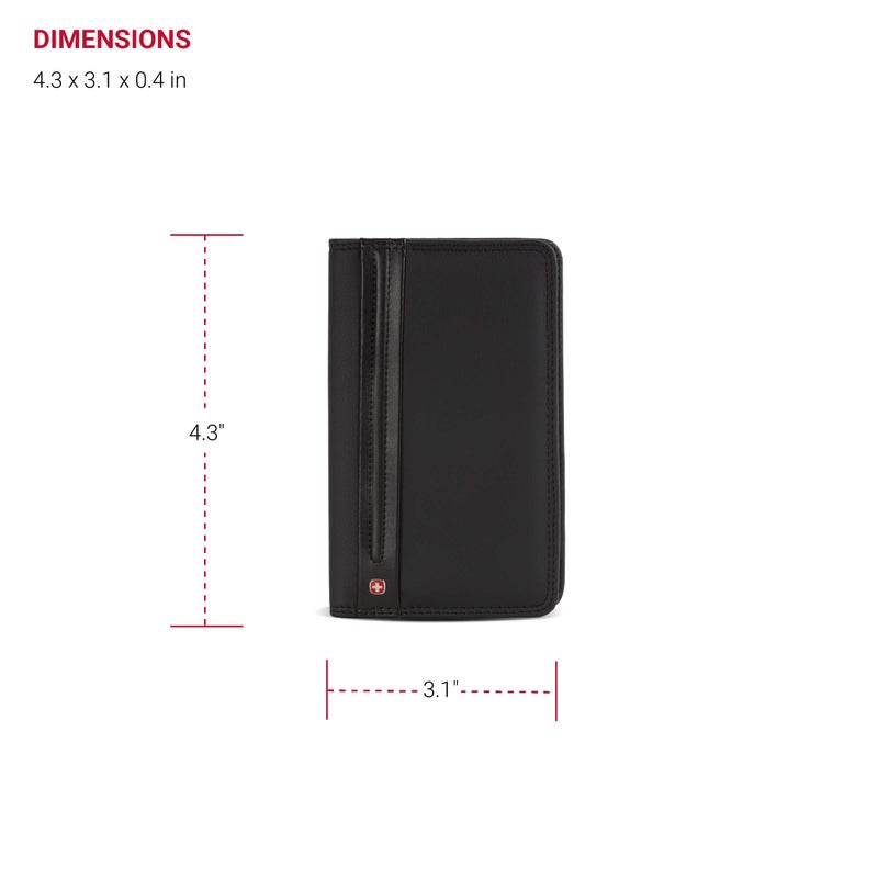 Wenger Luggage Diplomat Personal Card File 156, Black, One Size - Image 4